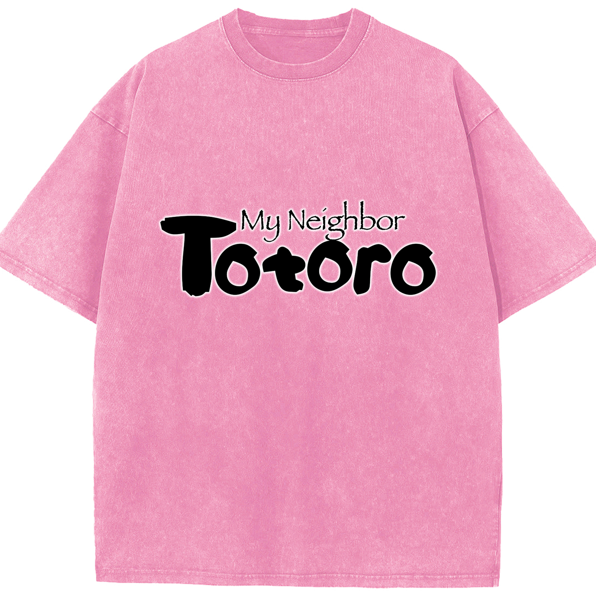 （画像用） となりのトトロ 草壁メイ 草壁サツキ My Neighbor Totoro Satsuki Kusakabe Mei Kusakabe 綿100% ヴィンテージ風 半袖Tシャツ（フロントプリント）